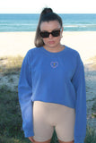 SAMPLE Periwinkle ‘T’ Sweater