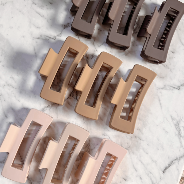 Large Square Hair Claws